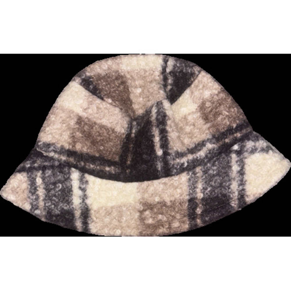 Lulus Harten Brown and Black Plaid Teddy Buckets Hat